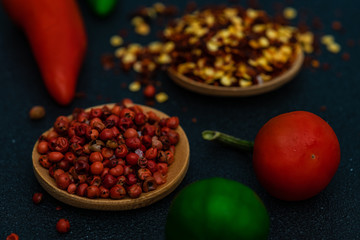Cooking concept with paprika pepper