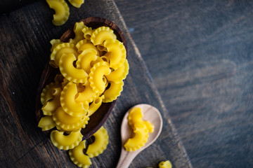 Cooking concept with pasta