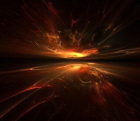 fire fractal horizon