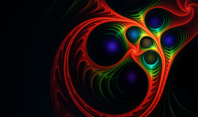 Abstract fractal background
