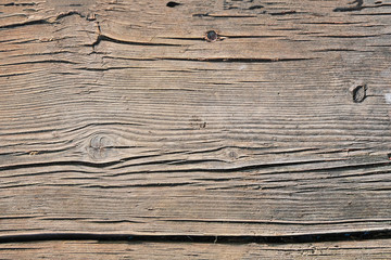 Obraz premium .Background of several old wooden planks (boards without paint),detailed snapshot. Brown, ochre, grey, black.