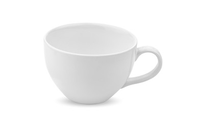 Cup isolated on white background.