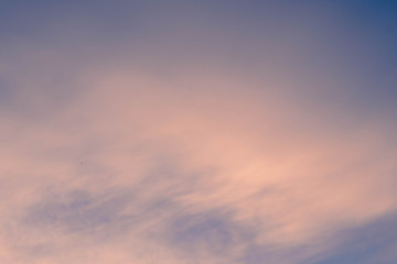 Obraz premium sky and cloud in bright rainbow colors and Colorful smooth sky in dusk