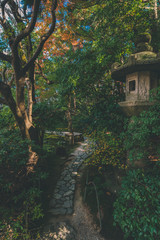 京都 大河内山荘の紅葉と秋景色