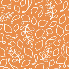 Denisa seamless pattern with leaves