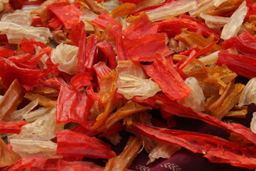 Color fryums are in street