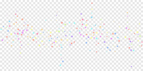 Festive confetti. Celebration stars. Colorful star