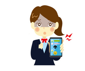 ネットいじめ女性、女子高生