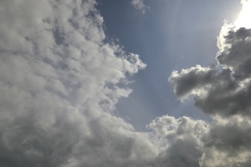 Fototapeta na wymiar Beautiful clouds in the sky