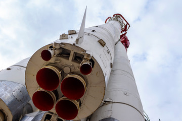 Soviet space rocket at launch pad © ilyaplatonov