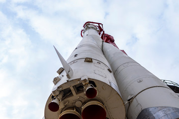 Soviet space rocket at launch pad © ilyaplatonov