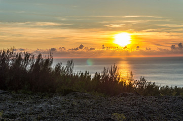 sunrise over the ocean
