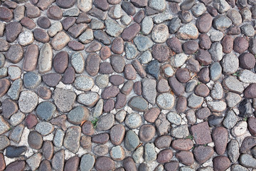 Paved street in Padua, abstract background