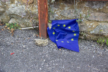 Discarded EU Flag