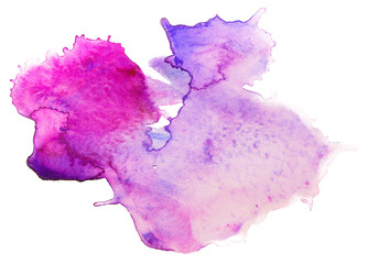 watercolor purple blotch with texture