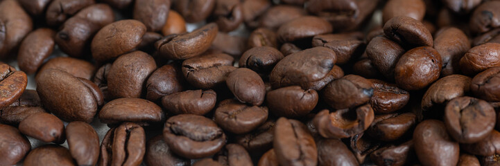 Nahaufnahme von Kaffeebohnen