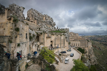 Fototapeta premium Matera, miasto-jaskinia w Basilicata we Włoszech