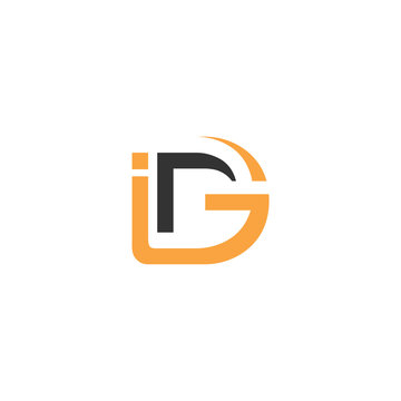 Idg typography vector logo