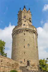 Fototapeta na wymiar Historic round tower in the center of Andernach, Germany
