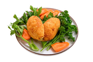 Kiev cutlet - traditional chopped chicken fillet