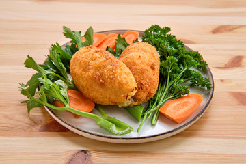 Kiev cutlet - traditional chopped chicken fillet