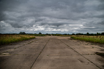 deserted runway