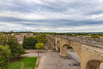 Saint-Clément aqueduct, known as Arceaux aqueduct, in Montpellier, France