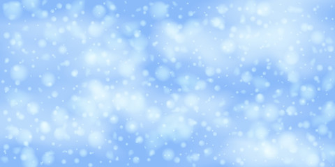 Snowflakes, snowfall.