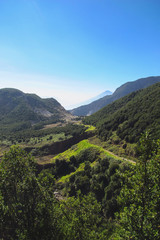 Obraz premium View from the top of the mountain