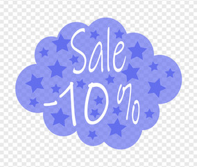 OFF Sale Discount Banner. Discount offer price tag. Special offer sale label. Vector Modern Sticker Illustration.