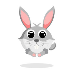 hare flat vector