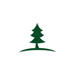pine tree logo vector