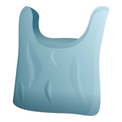 Eco hand bag icon. Cartoon of eco hand bag vector icon for web design isolated on white background