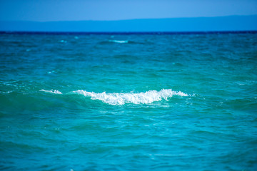 Obraz premium Waves at Ionnian Sea, Greece
