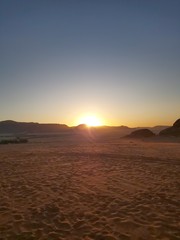 Fototapeta premium sunset on the beach