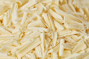 White chocolate close-up