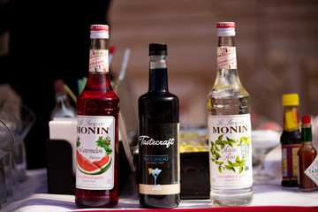 Cocktails in Different Flavors