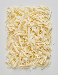White chocolate shavings