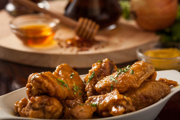 chicken wings with sweet sour sauce