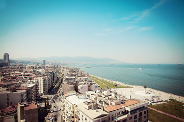 Fototapeta premium aerial view of izmir