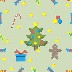 Seamless pattern ore background  Merry Christmas and Happy New Yea  63
