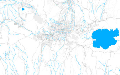 Rich detailed vector map of San Salvador, San Salvador, El Salvador