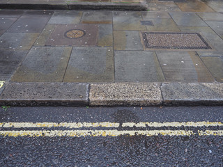 wet pavement background