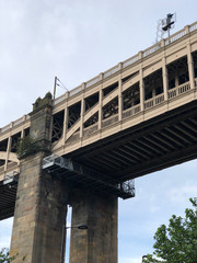 Bridge detail in Newcastle, UK