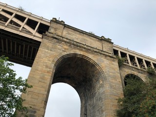 Fototapeta premium Bridge detail in Newcastle, UK