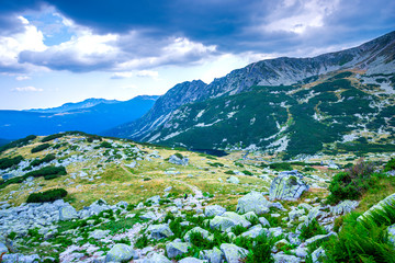 Beautiful landscape in Retezat Mountains