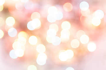 Fototapeta premium Defocus christmas lights background