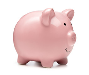 piggy bank isolated on white background