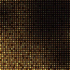 Mosaic background of golden glitter