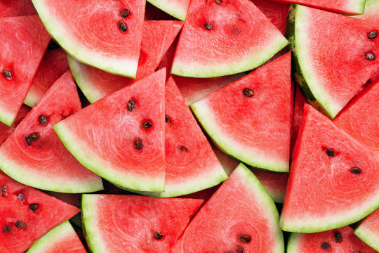 slice of watermelon as textured background